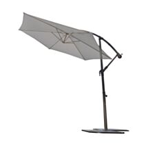 Parasol déporté superking 3 m perle