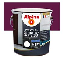 Peinture acrylique mat 2,5 L Aubergine