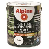 Peinture Multisupport 6 en 1 Craie 2,5L