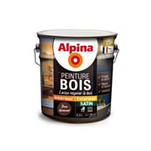 Peinture bois 2,5L brun normand ALPINA