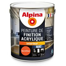 ACRYLIQUE MAT VERMILLON 2.5L
