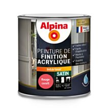 ACRYLIQUE SATIN ROUGE CORAIL 0.5L