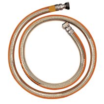 Tuyau gaz inox 1m50 gris - RIBIMEX