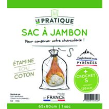 Sac à jambon avec crochet s 120 mm