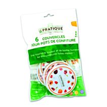 Sachet 6 couvercles confituriers d82