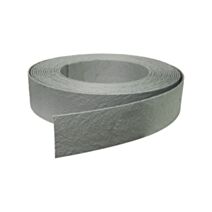 Bordure structurée gris clair 10mlx12,5cm - RECYLAT
