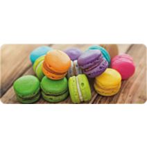 Tapis de cuisine macarons minis 50x120cm