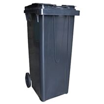 Poubelle homologuée NF EN 8401 anthracite 120L