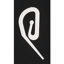 Agrafe plastique escargot x 25 - blanc