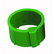 25 Bagues à clips Ø12mm Verte - CHICK’A
