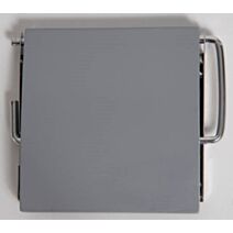 Dérouleur  papier wc mdf - gris - TENDANCE