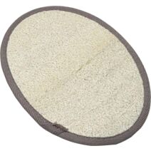 Disque de massage exfoliant corps bambou/loofa grand modèle - TENDANCE
