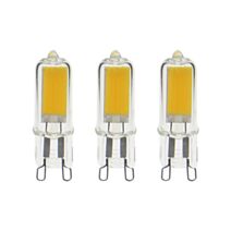 Ampoules LED Capsule G9 200lm 2700K transparent x3 - XANLITE