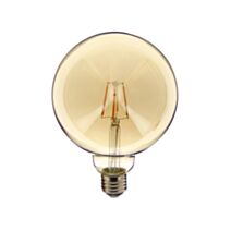 Ampoule filament LED G125 E27 16,7x12,5cm fumé blanc chaud 230lm - XANLITE