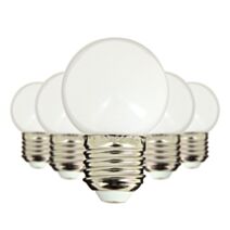 Lot de 5 ampoules LED culot E27 2700K blanc chaud - XANLITE