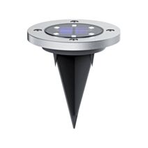 LOT DE 2 SPOTS SOLAIRES MÉTAL ET PLASTIQUE LED IP44 - XANLITE