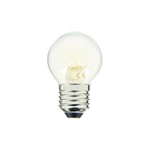 2 ampoules filament led P45 E27 806lm 60W blanc chaud - XANLITE