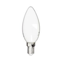 Ampoule filament led flamme opaque E14 470lm 4W 2700K - YANTEC