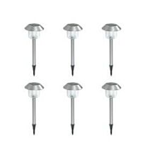 Set de 6 balises solaires led IP44 plastique - XANLITE
