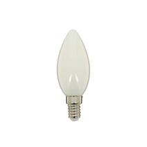 Ampoule Filament LED Flamme Opaque E14 1055lm 2700K Blanc chaud