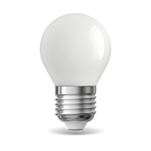 Ampoule filament LED P45 opaque culot E27 12x5x5cm blanc chaud - XANLITE