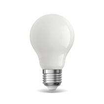 Ampoule filament LED A60 verre opaque E27 6,7x6,7x15,5cm blanc chaud - XANLITE