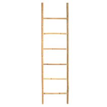 Porte serviettes échelle 6 niveaux Bambou 190x50cm - MSV