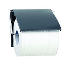 Porte Rouleau Papier Wc Mural PS & Acier Gris