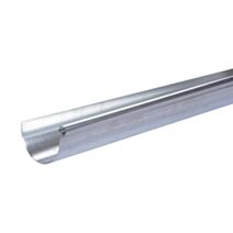 Gouttière demi-ronde dev. 25 acier galvanisé 2m
