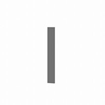 Fileur d'angle Liath MDF PVC gris 71x10x1,8cm