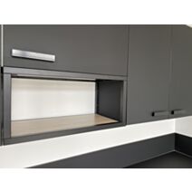 Etagère meuble de cuisine Style Industriel Métal Noir 