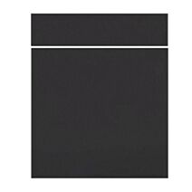Façade 1 tiroir + 1 porte de cuisine Basalt 71x59,7x1,8cm noir mat