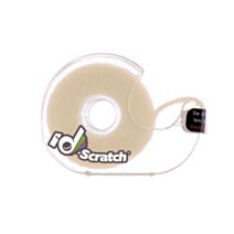 Dévidoir bande auto-grippante 2 m x 2 cm beige - ID-SCRATCH