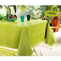Nappe toile cirée match etoffe anis 20m