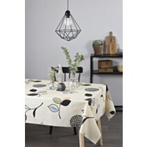 Nappe coton enduit pollen beige 15m