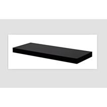 Etagère 60 x 23,5cm ép. 38mm noir brillant - DECO SYSTEM 