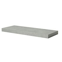 Tablette DS4 MDF 38 mm 90 x 23,5 cm béton - DECO SYSTEM