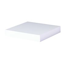 Tablette 23 x 23,5 x 3,8 cm blanc - DECO SYSTEM