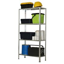 Etagère 4 tablettes métal 140 x 70 x 30 cm charge lourde - DECO SYSTEM