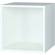 Étagère modulaire Cubbox 1 case 12mm 31,5x31,5x29,5cm blanc - DECO SYSTEM