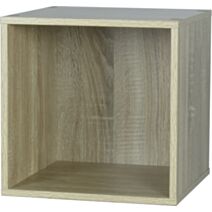 Étagère modulaire Cubbox 1 case 12mm 31,5x31,5x29,5cm chêne - DECO SYSTEM