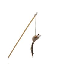 Canne à pêche appât souris tissu plumes 9 cm 46 cm - ZAMIBO
