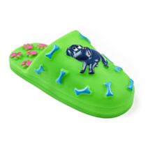 Chausson empreintes os et pattes en relief 155 x 6 x 6 cm vinyle vert - ZAMIBO