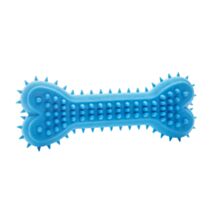 Os caoutchouc résistant TPR avec picots 15 x 8 x 25 cm bleu - ZAMIBO