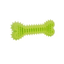 Os caoutchouc résistant TPR avec picots 15 x 8 x 25 cm vert - ZAMIBO