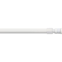 Tringle autobloquante ronde embout silicone 40 x 60 cm blanc satiné - LUANCE