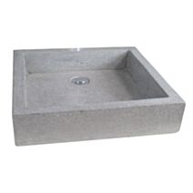 vasque timbre gris anthracite 40x60 - ONDEE