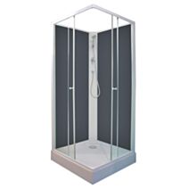 Cabine de douche non hydro minea 80x80 gris - ONDEE