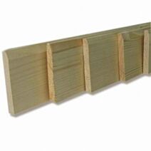5 Plinthes 235x9x0,95cm Sapin