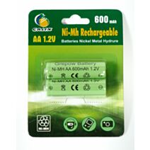 2 piles rechargeables 1,2V 900 mAh AA - GALIX